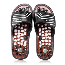 Load image into Gallery viewer, Pebble Massage Slippers Sandals Shoes Slides Acupressure Foot Massager