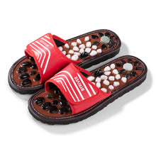 Load image into Gallery viewer, Pebble Massage Slippers Sandals Shoes Slides Acupressure Foot Massager