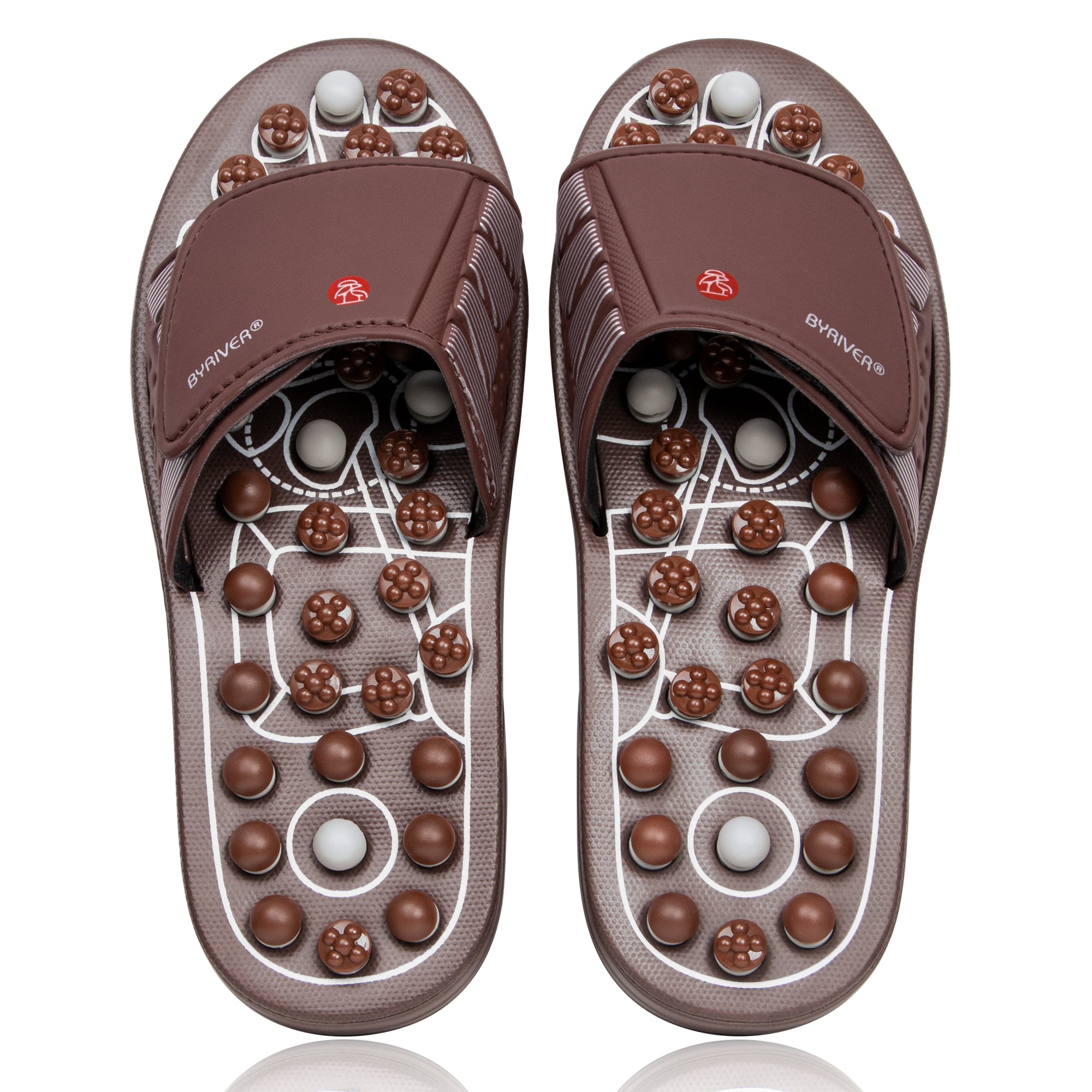 BYRIVER Acupressure Massage Slippers Reflexlogy Sandals Foot Massager  Acupuncture Shoes – BYRIVER's Online Store