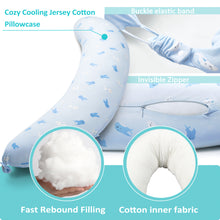 Load image into Gallery viewer, BYRIVER Pregnancy Pillow for Sleeping, Side Sleeper Body Pillow for Men Women, Washable Pillow Cover