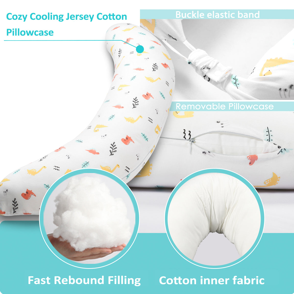 BYRIVER C Shape Body Pillow, Pregnancy Pillow, Nursing Pillow – BYRIVER ...